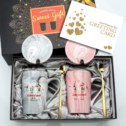 New Home New Adventure New Memories Couple Coffee Mug Set